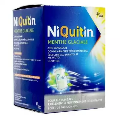 Niquitin 2 Mg Gom à Mâcher Médic Menthe Glaciale Sans Sucre Plq Pvc/pvdc/alu/100 à LIVRON-SUR-DROME