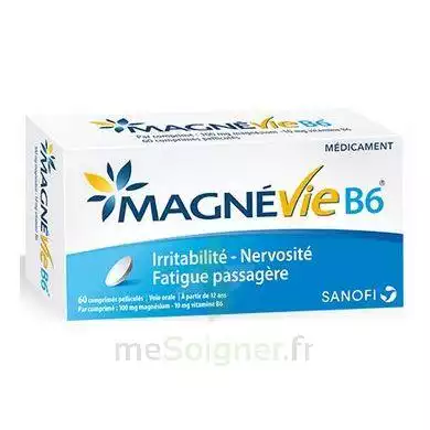 Magnevie B6 100 Mg/10 Mg Comprimés Pelliculés Plaq/60 à LIVRON-SUR-DROME